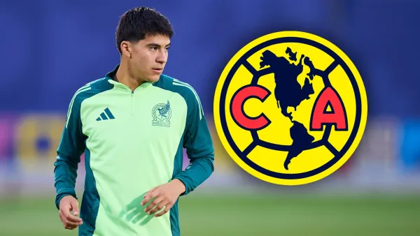 Obed Vargas durante su etapa con la selección mexicana