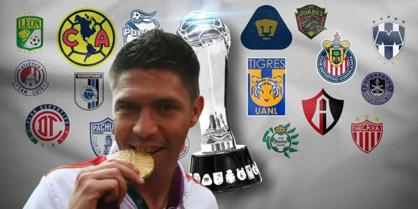 Oribe Peralta junto a equipos de la Liga MX / FOTO THE SPORTING NEWS