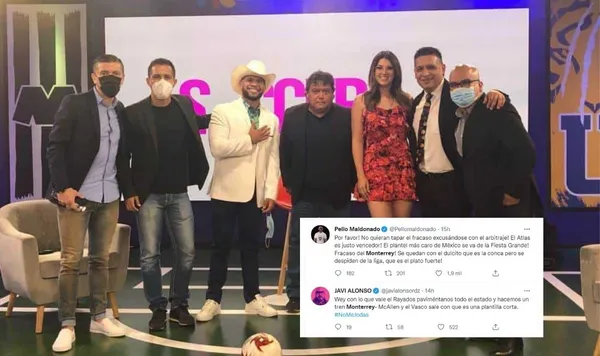 Pello Maldonado y Javier Alonso, conductores de TV Azteca Noreste, se le fueron con todo a Javier Aguirre.