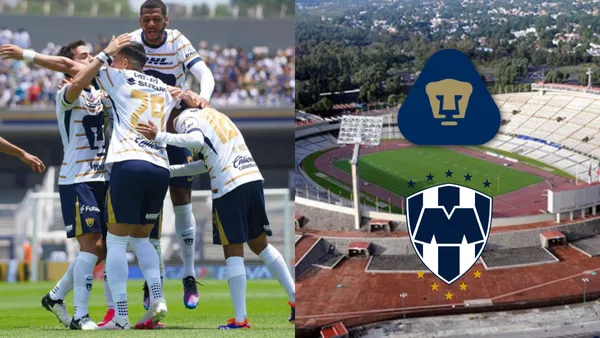Pumas vs Rayados cerrarán la serie en el estadio Olímpico Universitario | Foto: Especial