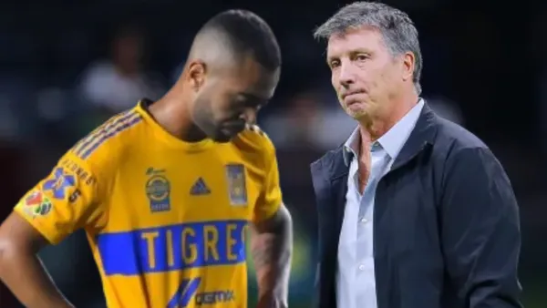 Rafael Carioca en Tigres y Robert Dante Siboldi/ Foto: 90Min,com