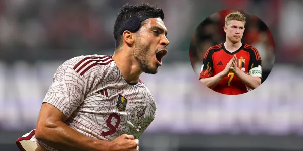 Raúl Jiménez logró contar con un épico encuentro con Kevin de Bruyne