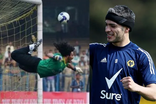 Recordando la pirueta de René Higuita, Raúl Jiménez se mandó una jugada en el regreso a los entrenamientos de los Wolves