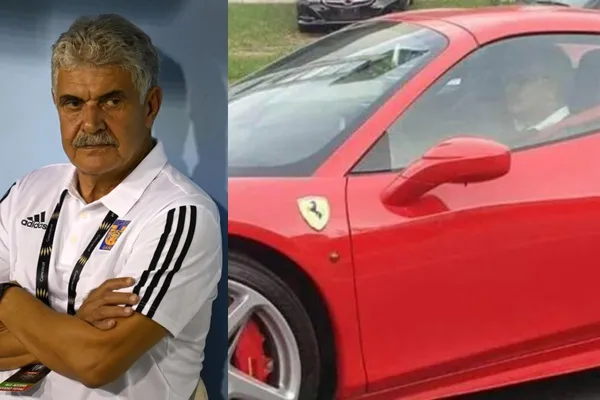 Ricardo Ferretti se despide de Tigres y de sus lujos. El Tuca reveló que hará con el Ferrari.