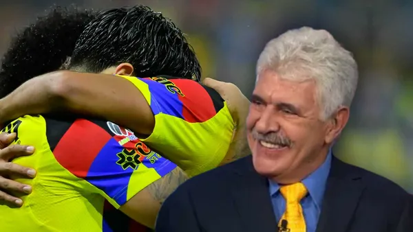 Ricardo Ferretti y jugadores del Club América