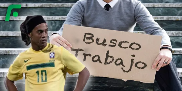 Ronaldinho en la selección de Brasil. (Fuente: La Vanguardia)