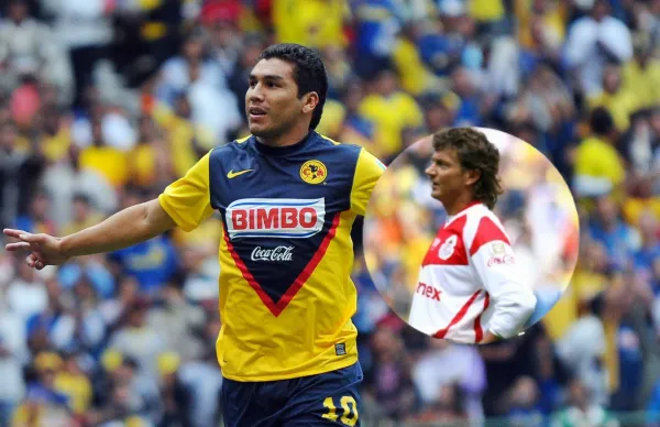 Salvador Cabañas y Hernán Cristante/ Foto W Deportes.