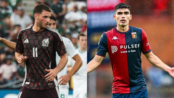 Santi y Johan | Fotos: @miseleccionmx y @GenoaCFC