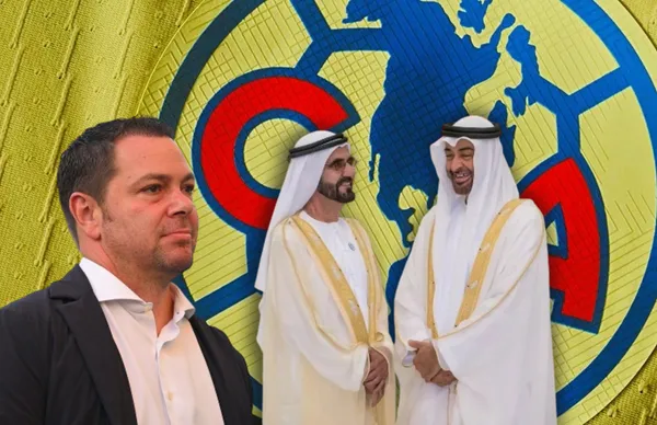 Santiago Baños y jeques árabes/Foto Soy Fútbol.