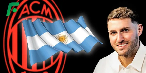 Santiago Giménez en el AC Milan (Fuente: AC Milan)