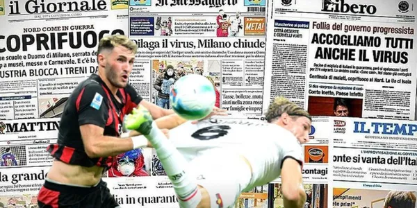 Santiago Giménez en el AC Milán vs Cremonese / FOTO CLARO SPORTS