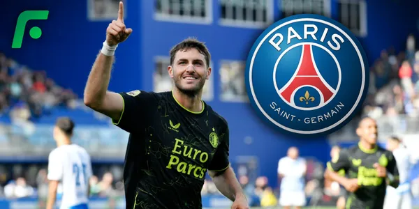 Santiago Giménez en el PSG (Fuente: MEXSPORT)