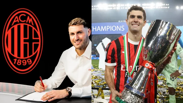 Santiago Giménez y Puslic | Fotos: @acmilan