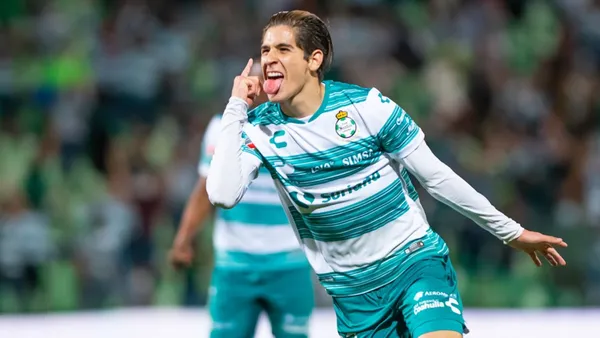 Santiago Muñoz con Santos Laguna (Foto: Mexsport)