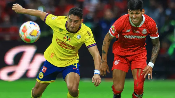 Sebastián Cáceres ante Toluca