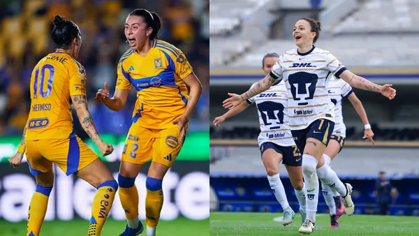 Tigres recibirá a Pumas Femenil. | Fotos: X oficiales de @TigresFemenil y @PumasMXFemenil