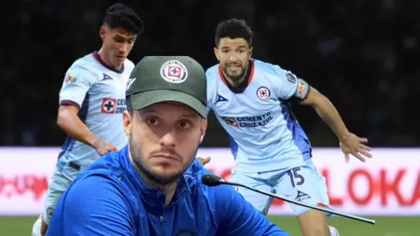 Uriel Antuna, Ignacio Rivero y Martín Anselmi en Cruz Azul/ Foto: El Futbolero México