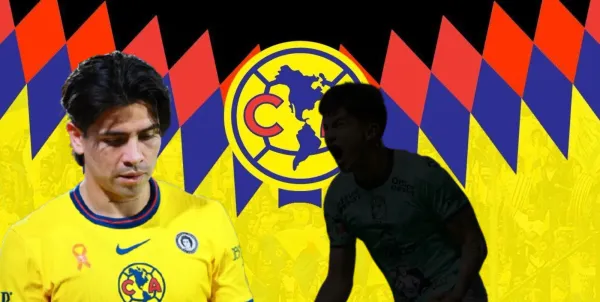 Víctor Dávila junto a futbolista incógnito / FOTO X