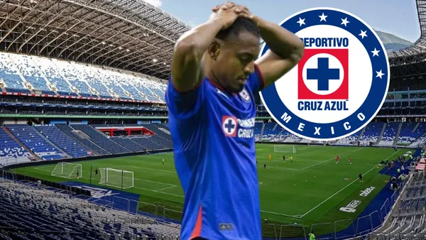 Willer Ditta en partido con Cruz Azul