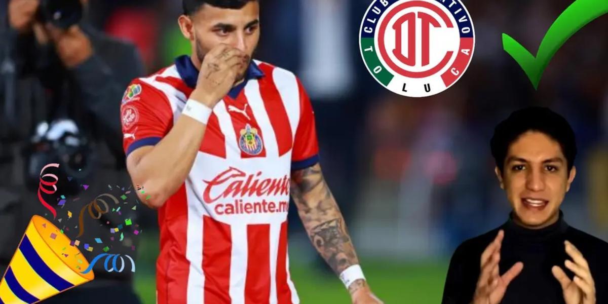 Alexis Vega ya es nuevo jugador de los 'Diablos rojos' del Toluca.