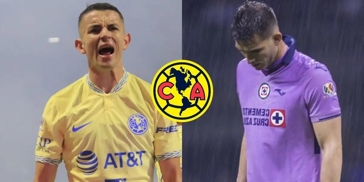 América y Álvaro Fidalgo se encargaron de humillar al Cruz Azul de está manera. 