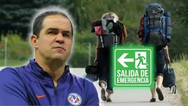 André Jardine, entrenador brasileño, con la playera del América