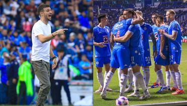 Anselmi habló sobre récord de puntos al que el Azul aspira / Foto: IG @martinanselmidt y @cruzazul