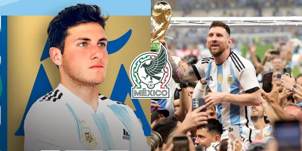 Argentina es campeón del mundo y Santi Giménez que nació en dicho país, manda importante mensaje