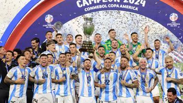 Argentina ganador de la Copa América 2024. | Foto: X oficial de la Copa América