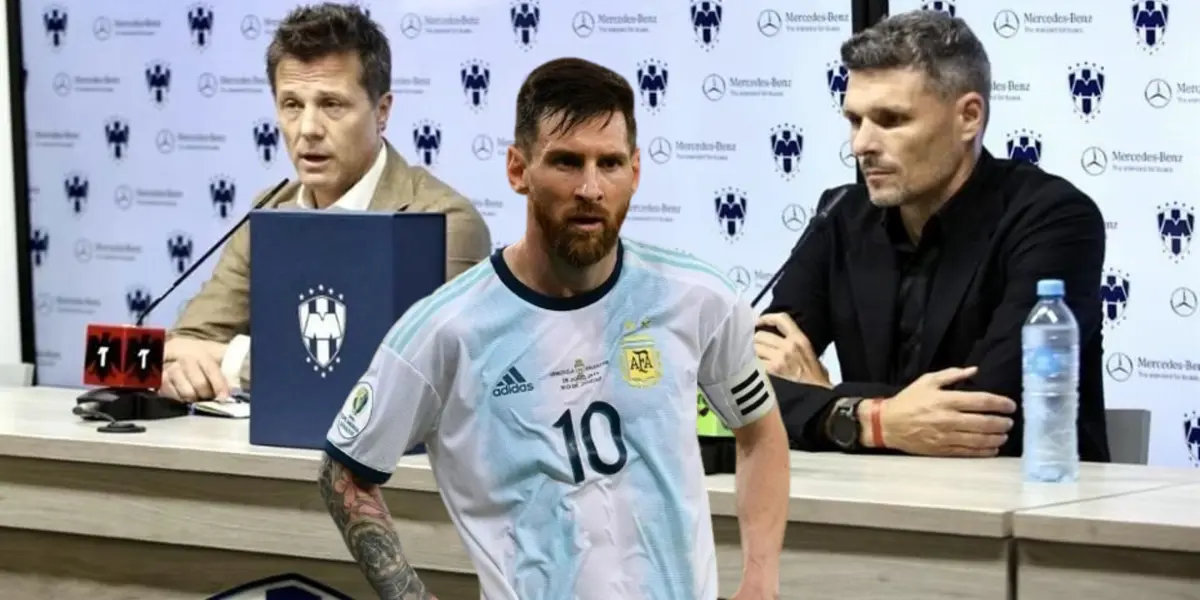 Así salió Messi del estadio tras los incidentes con la gente de Monterrey