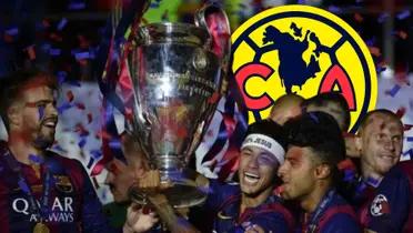 Barcelona festejando con la UEFA Champions League / Foto: Mundo Deportivo