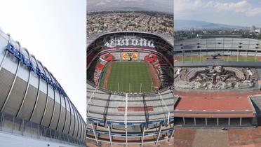 BBVA, Azteca y Olímpico Universitario, los estadios más importantes en México. | Foto: Mex Sport