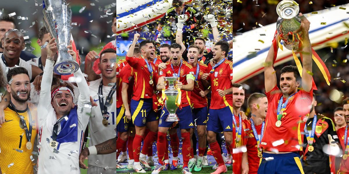 Campeones de la Eurocopa. | Fotos: X oficial de la @EURO2024