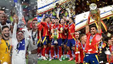 Campeones de la Eurocopa. | Fotos: X oficial de la @EURO2024