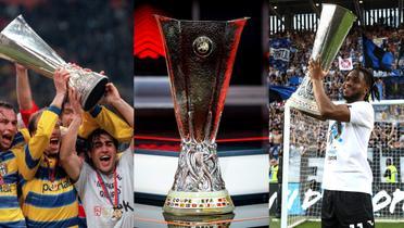 Campeones y el trofeo de la UEFA Europa League. | X oficial de la @EuropaLeague