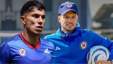 Carlos Salcedo y Martín Anselmi en Cruz Azul (Foto: Imago7)