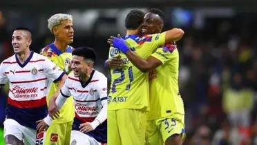 Chicote con el América y Piojo y Nene celebrando un gol con Chivas