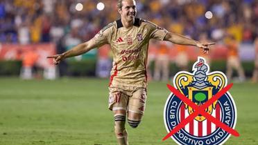 Córdova con la de Tigres y el escudo de Chivas descartado