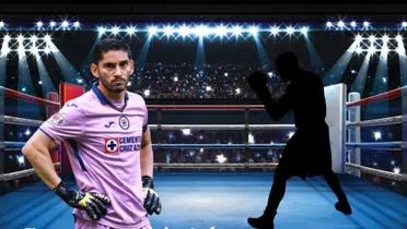 Corona y el boxeador en sombra/FOTO El Futbolero