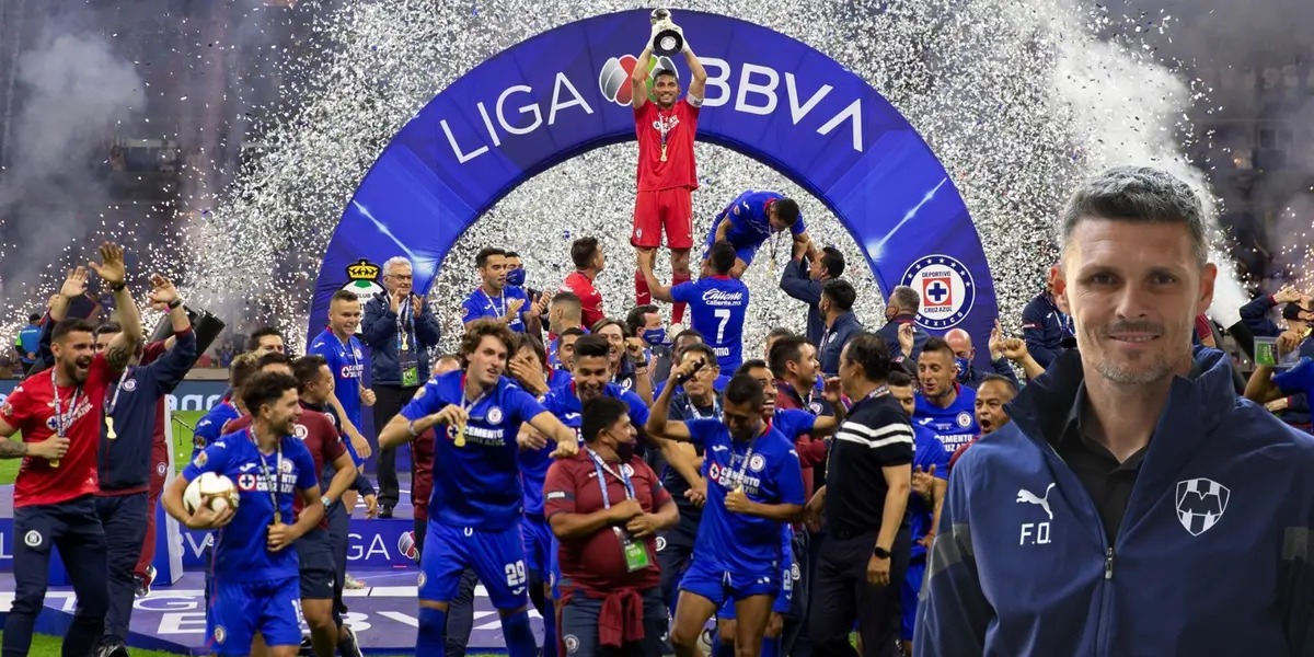 Cruz Azul celebrando su noveno título de Liga MX. Foto; Telemundo