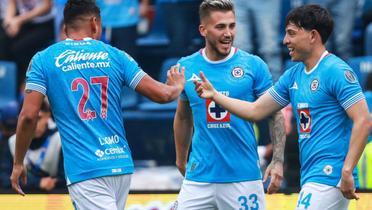 Cruz Azul en el partido ante Necaxa (Foto: Mexsport)