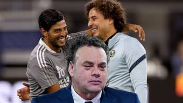 David Faitelson, Guillermo Ochoa y Carlos Vela (Foto: Imago7)