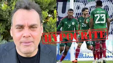 David Faitelson y seleccionados mexicanos / El Universal