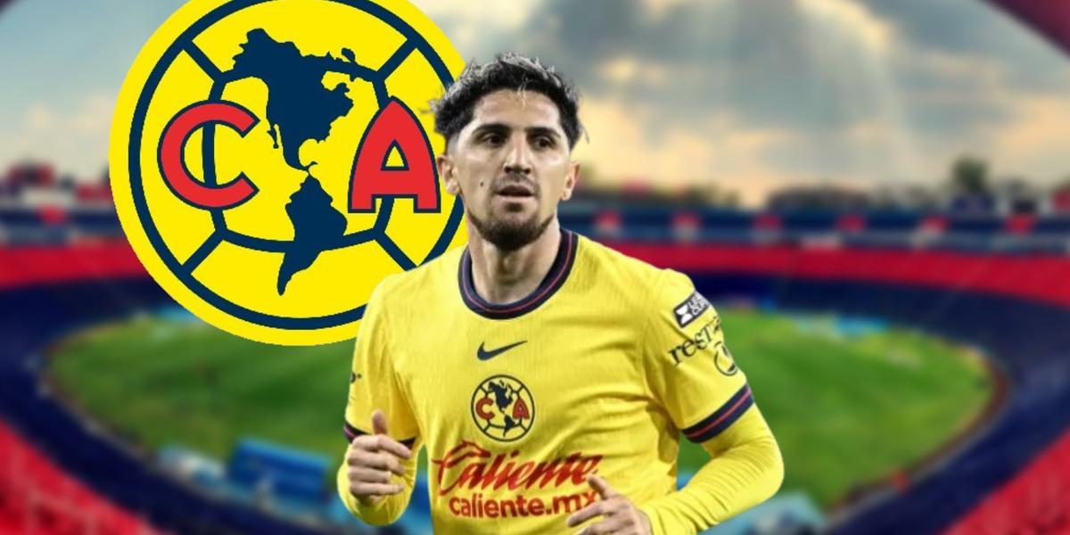 Diego Valdés con América / Foto: AtlanteFC / Mexsport 