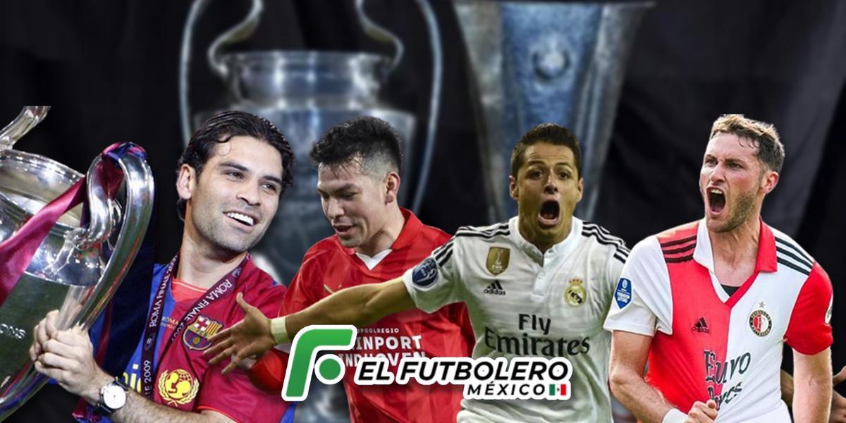 Diferentes jugadores Mexicanos han participado en la Champions League (Foto: CNN, Sports Illustrated, Reforma)