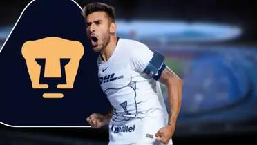 Eduardo Salvio festejando su gol vs Querétaro / Imagen: Redes