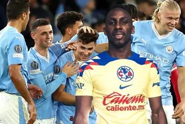 El delantero que se puso la playera de Manchester City ahora podría ser El reemplazo de Julián Quiñones en el América