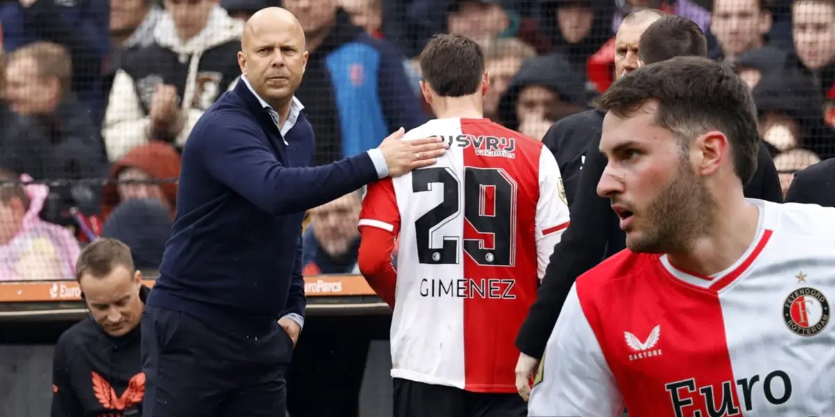 El DT del Feyenoord sale en defensa de Giménez