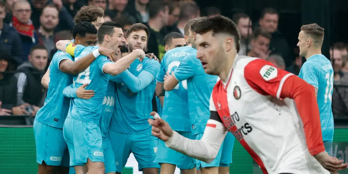El error de Santiago Giménez que puede complicar a Feyenoord en la búsqueda del liderato