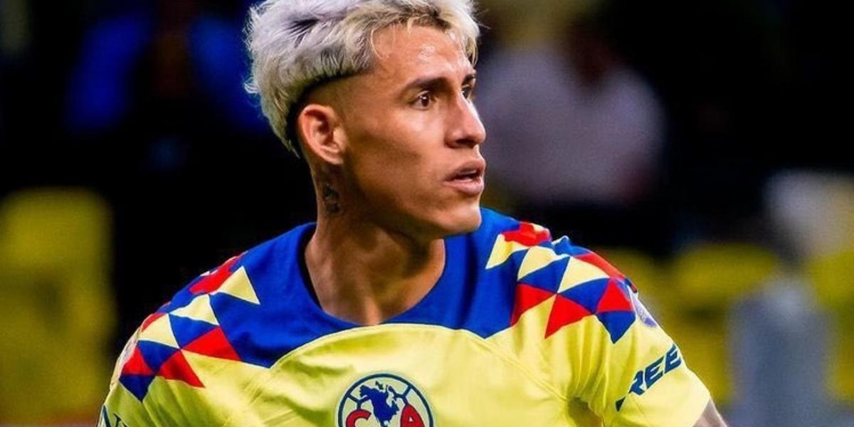 El jugador de las Águilas estuvo cerca de sufrir una dura lesión 